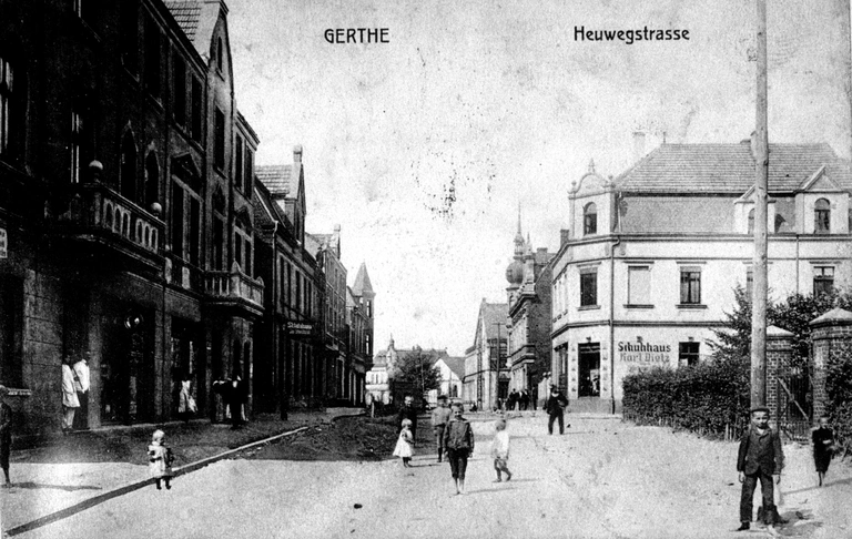 Bochum Gerthe Heuwegstraße, heute Gerther Straße